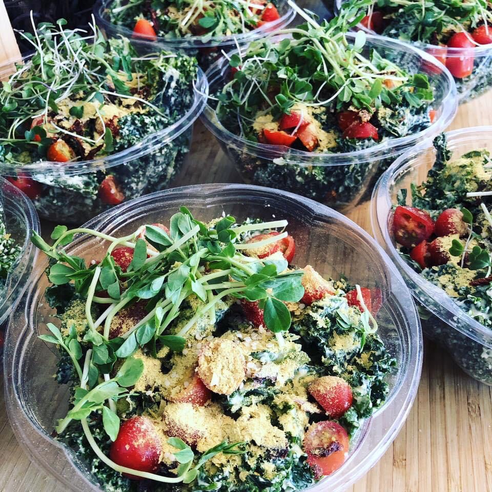 Salade césar de chou frisé