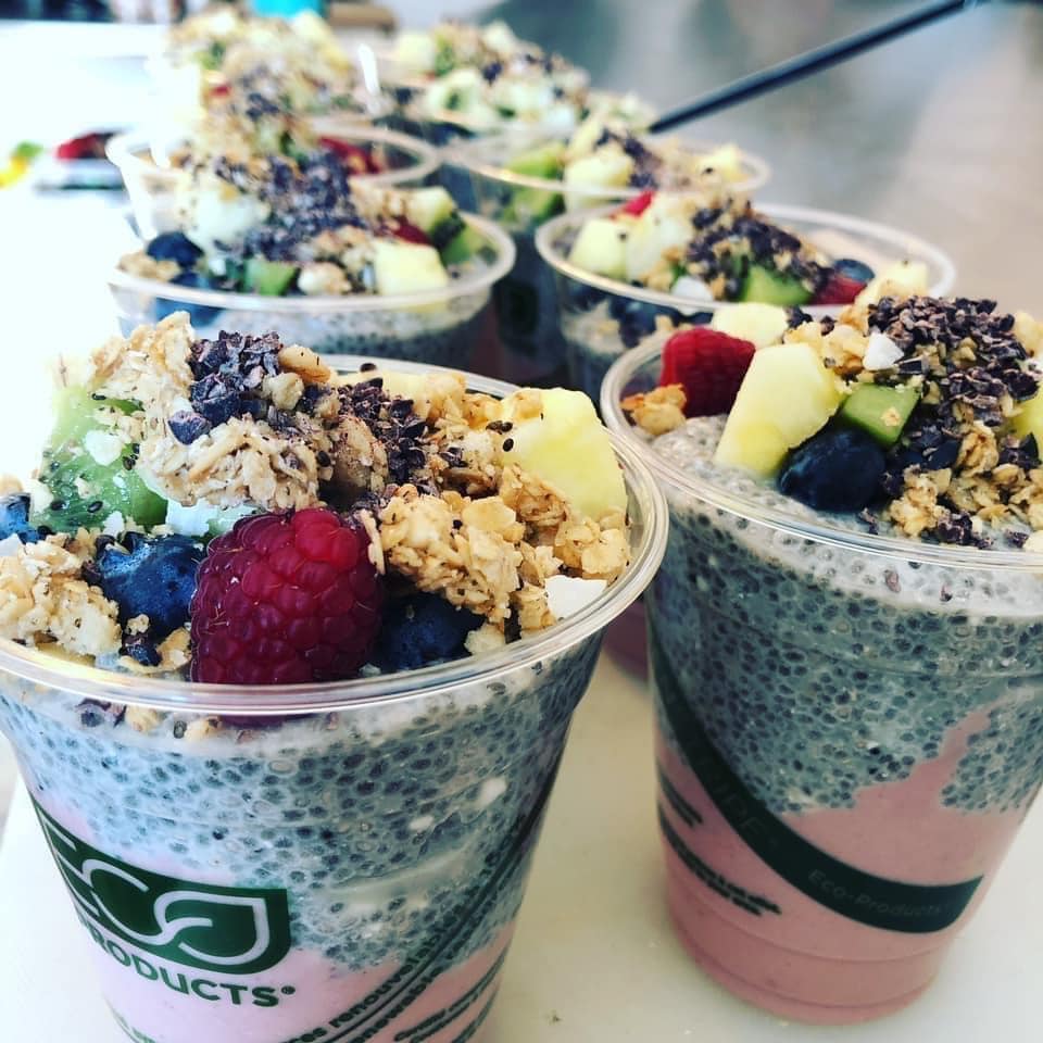 Pouding de chia à la framboise