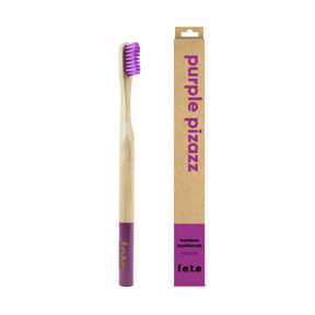 Brosse à dent en bamboo - Purple Pizazz