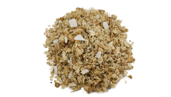 Céréales granola chia et noix de coco biologiques