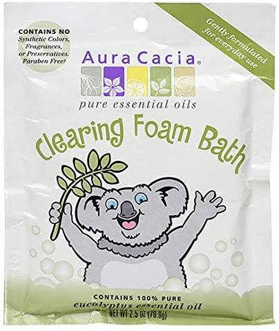 Sels de bain moussants pour enfants aux huiles essentielles - Eucalyptus