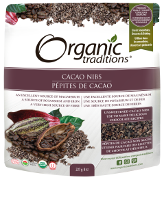 Éclats de cacao biologique