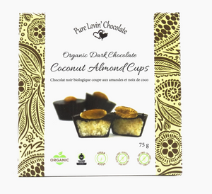 Chocolats noirs à la noix de coco