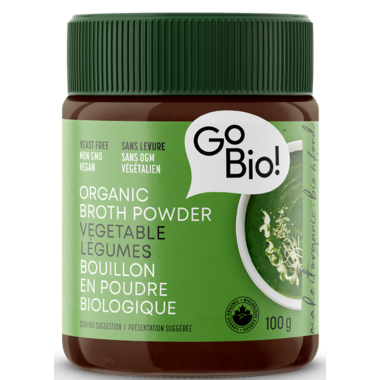 Poudre de bouillon de légume biologique