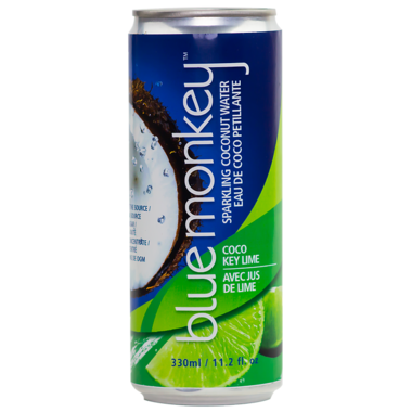Eau de noix de coco pétillante à la lime