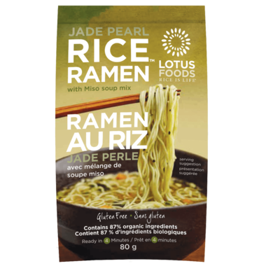 Ramen avec mélange de soupe miso - Riz jade perlé